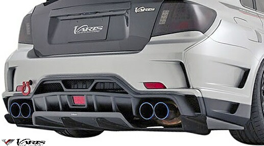 【M's】 スバル インプレッサ WRX STI GVB/GVF (2007y-2014y) VARIS リアバンパー FRP 未塗装 バリス ヴァリス エアロ パーツ カスタム 外装 エクステリア 社外品 レース ドリフト リヤバンパー SUBARU IMPREZA VASU-159