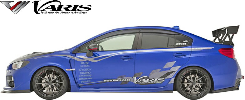 M S スバル Wrx Sti S4 Vab Vag A C Varis Arising 1 純正バンパー専用 リアディフューザー Half Carbon ハーフカーボン バリス ヴァリス エアロ パーツ カスタム 外装 改造 Subaru インプレッサ セダン A型 B型 C型 ディフューザー リヤディフューザー