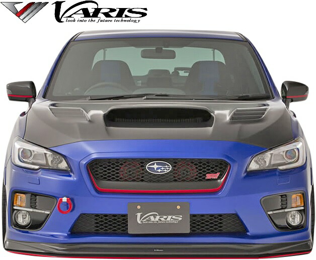 M S スバル Wrx Sti S4 Vab Vag A C Varis Arising 1 フロントスポイラー Frp 未塗装 バリス ヴァリス エアロ パーツ カスタム 外装 エクステリア 改造 Subaru インプレッサ セダン A型 B型 C型 フロントアンダースポイラー リップスポイラー Vasu 163