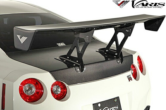 【M's】 日産 R35 GT-R (2013Ver.) VARIS ライトウエイト トランクフード CARBON カーボン バリス ヴァリス エアロ パーツ カスタム ドレスアップ 外装 改造 エクステリア NISSAN ニッサン スカイライン GTR G-TR VTNI-206｜エムズパーツshop　店