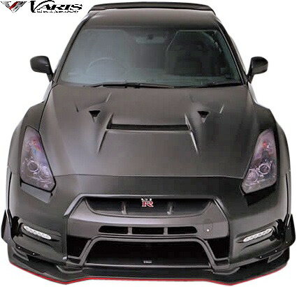 【M's】 日産 R35 GT-R (2014Ver.) VARIS クーリングボンネットフード CARBON カーボン ‘14 Ver. バリス ヴァリス エアロ パーツ カスタム ドレスアップ 外装 エクステリア 改造 NISSAN ニッサン スカイライン GTR G-TR エアロボンネット カスタムボンネット VBNI-111|エムズパーツshop 店