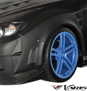 【M’s】 SUBARU GRB インプレッサ WRX STI (2007y-2014y) VARIS フロントワイドフェンダー 左右 バリス FRP エアロ パーツ セット キット カスタム ドレスアップ エクステリア 外装 部品 改造 ヴァリス スバル IMPREZA WRX STI オーバーフェンダー オバフェン VASU-113