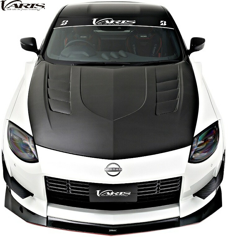 【M's】 日産 RZ34 フェアレディZ (2022y-) VARIS ARISING-1 EVO クーリングボンネット CARBON+ カーボン バリス ヴァリス エアロ パーツ 部品 外装 社外 改造 カスタム 新型 現行 アライジング1 エボ NISSAN Fairlady Z カスタムボンネット フード ボンネット VBNI-131