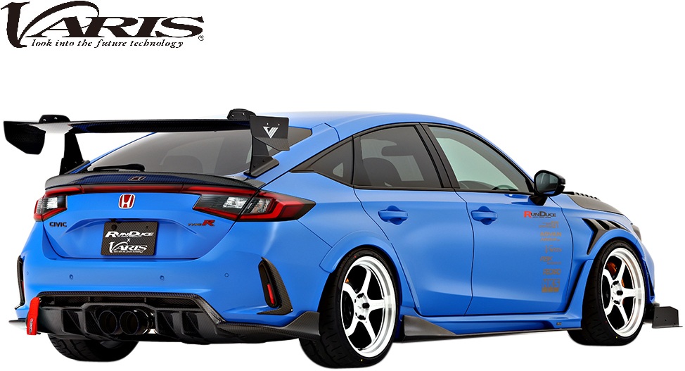 【M's】 FL5 シビックタイプR (2021.9-) VARIS ARISING-II Track Edition -2026MODEL- リアディフューザースカート カーボン CARBON+ バリス 社外 エアロ パーツ 部品 新型 現行 外装 カスタム CIVIC Type-R FL シビック タイプR アライジング2 リヤ ディフューザー VAHO-145｜エムズパーツshop　店
