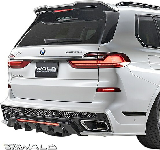 【M's】 G07 BMW X7 M-SPORT 35d M50i 前期 (2019.06-) WALD SPORTS LINE リアスカート FRP 未塗装 ヴァルド バルド エアロ パーツ カスタム ビーエムダブリュー エックスセブン エムスポーツ Mスポーツ M SPORT SAV SUV リヤスカート リアアンダースカート