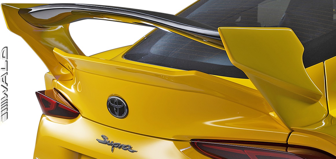 M S トヨタ Gr スープラ Rz Sz R Sz 前期 R 01 05 Wald Wide Version トランクスポイラー 後列機翼 Frp 未塗布 ヴァルド バルド エアロ 部品 カスタム Grスープラ 90スープラ 0 Toyota Supra Db42 Db 新型 贈呈 トランクウイング リヤウイング