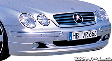 【M's】 W215 C215 前期 ベンツ CLクラス (1999y-2002y) WALD Executive Line フロントスポイラー ／／ FRP 未塗装 ヴァルド バルド エアロ パーツ カスタム ドレスアップ シンプル 外装 改造 メルセデス CL500 CL600 2ドア クーペ リップスポイラー ハーフスポイラー｜エムズパーツshop　店