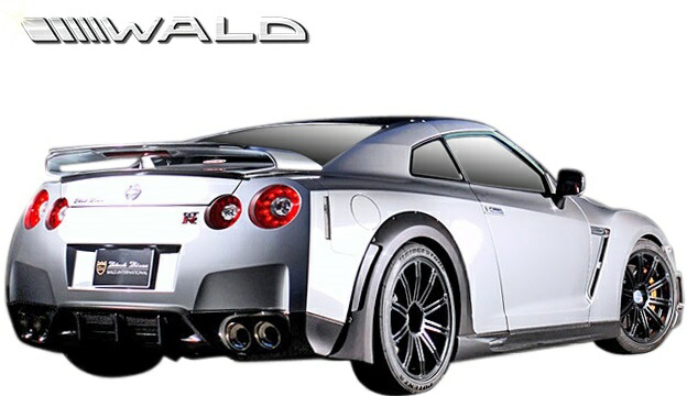 【M's】日産R35GT-R(H19.12-H22.10)WALDSPORTSLINEBLACKBISONEDITIONフルエアロ6点//FRP未塗装ヴァルドバルドエアロパーツセットフルキットエアロキットボディキットカスタム社外品部品外装正規NISSANニッサンスカイラインGTRG-TR