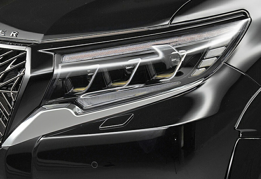 【M's】 トヨタ 150系 後期 ランドクルーザー プラド GDJ15#W TRJ150W (H29.9-) WALD BLACK BISON メッキヘッドライトガーニッシュ ／／ ヴァルド バルド 150 ランクル エアロ パーツ カスタム 改造 部品 社外 LAND CRUISER PRADO ブラックバイソン 19,958円