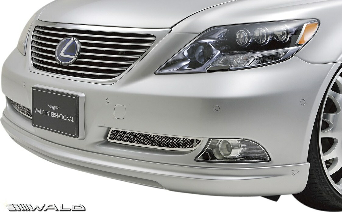 【M’s】 レクサス 40系 LS 前期 LS460 LS460L LS600h LS600hL (H18.9-H21.9) WALD EXECUTIVE LINE V2 フロントスポイラー FRP 未塗装 ヴァルド バルド エアロ パーツ カスタム 外装 部品 改造 社外 LEXUS 40LS USF40 USF41 UVF45 UVF46 エルエス バージョン2 Ver.2