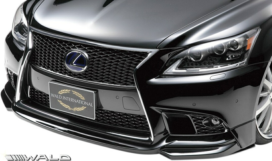 【M’s】 LEXUS 40系 LS 後期 LS460 LS600h Fスポーツ 用 (H24.10-H29.10) WALD EXECUTIVE LINE フロントスポイラー FRP 未塗装 ヴァルド バルド エアロ パーツ カスタム 外装 部品 社外 正規 レクサス 40LS 40 エルエス USF40 UVF45 F SPORT F-SPORT リップスポイラー|エムズパーツshop 店