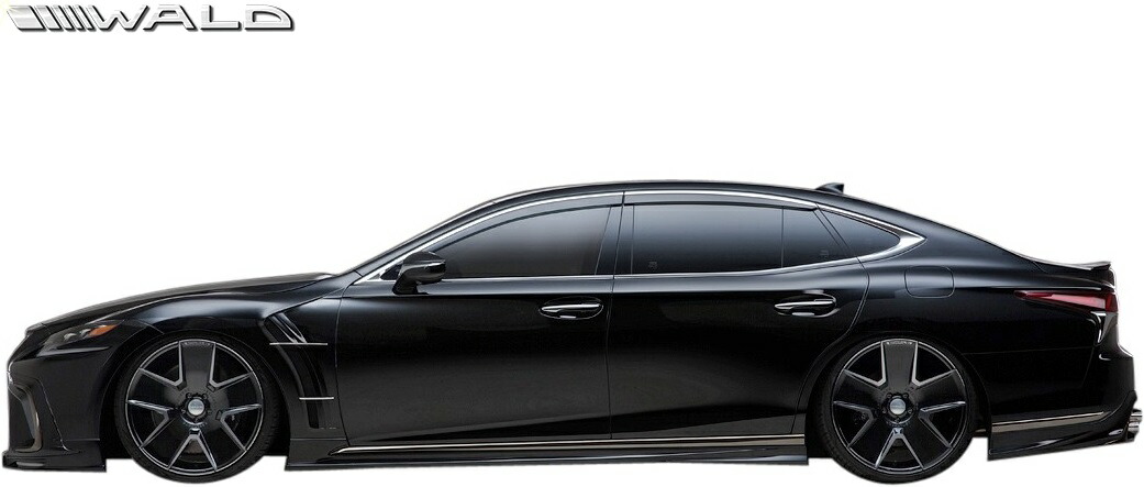 【M’s】 レクサス 50系 LS 前期 LS500 ターボ F SPORT (H29.10-R2.10) WALD EXECUTIVE LINE サイドステップ左右 (Fスポーツ専用) ヴァルド バルド エアロ パーツ カスタム 外装 部品 改造 社外 正規 LEXUS 50LS F-SPORT GVF VXFA サイドスカート 58,806円