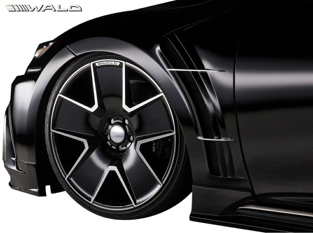 【M’s】 レクサス 50系 LS 前期 LS500 ターボ LS500h ハイブリッド F SPORT (H29.10-R2.10) WALD EXECUTIVE LINE スポーツフェンダーダクト 左右 ／／ ヴァルド バルド エアロ パーツ カスタム 外装 部品 改造 社外 正規 LEXUS 50LS F-SPORT GVF VXFA