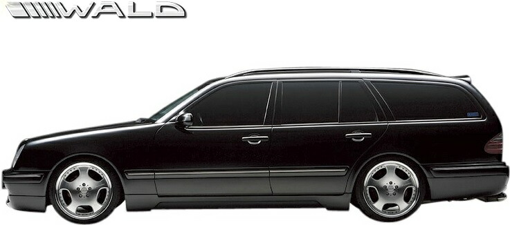 【M&rsquo;s】 S210 W210 ベンツ Eクラス ステーションワゴン 後期 (1999y-2002y) WALD サイドステップ 左右 FRP 未塗装 ヴァルド バルド エアロ パーツ カスタム ドレスアップ 外装 外観 改造 部品 社外 EXECUTIVE LINE E240 E320 E430 メルセデス ワゴン 丸目 サイドスポイラー｜エムズパーツshop　店