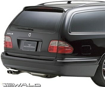 【M&rsquo;s】 S210 W210 ベンツ Eクラス ステーションワゴン 後期 (1999y-2002y) WALD リアスカート FRP 未塗装 ヴァルド バルド エアロ パーツ カスタム ドレスアップ 外装 外観 改造 部品 社外 EXECUTIVE LINE E240 E320 E430 メルセデス ワゴン 丸目 リアアンダースポイラー｜エムズパーツshop　店 38,717円