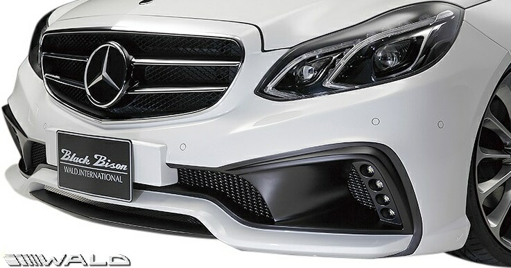 【M’s】 W212 ベンツ Eクラス セダン 後期 (2013.5-2016.7) WALD BLACK BISON フロントバンパースポイラー FRP ヴァルド バルド ブラックバイソン エアロ パーツ カスタム 外装 外観 部品 改造 社外 メルセデス BENZ E220 E250 E300 E350 E400 E550 フェイスリフト バンパー