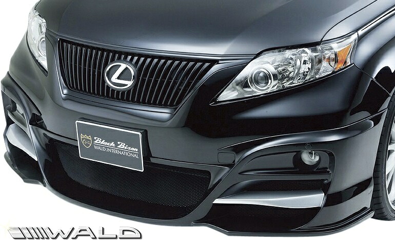 【M's】 レクサス 10系 RX350 RX450h 前期型 (H21.1-H24.4) WALD BLACK BISON フロントハーフスポイラー FRP ヴァルド バルド パーツ キット 部品 カスタム ドレスアップ エクステリア 外装 社外品 LEXUS RX 10RX 前期 GGL10 GGL15 GGL16W GYL10 GYL15 GYL16W SUV