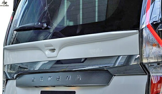 【M's】 日産 C27 セレナ 後期 (R01.08-) ADMIRATION DEPORTE リヤゲートパネルウイング ／／ FRP アドミレイション デポルテ エアロ パーツ 外装 アドミレーション NISSAN SERENA C27セレナ HFC27 GFC27 GFNC27 e-POWER ハイウェイスター V G リアゲートウイング