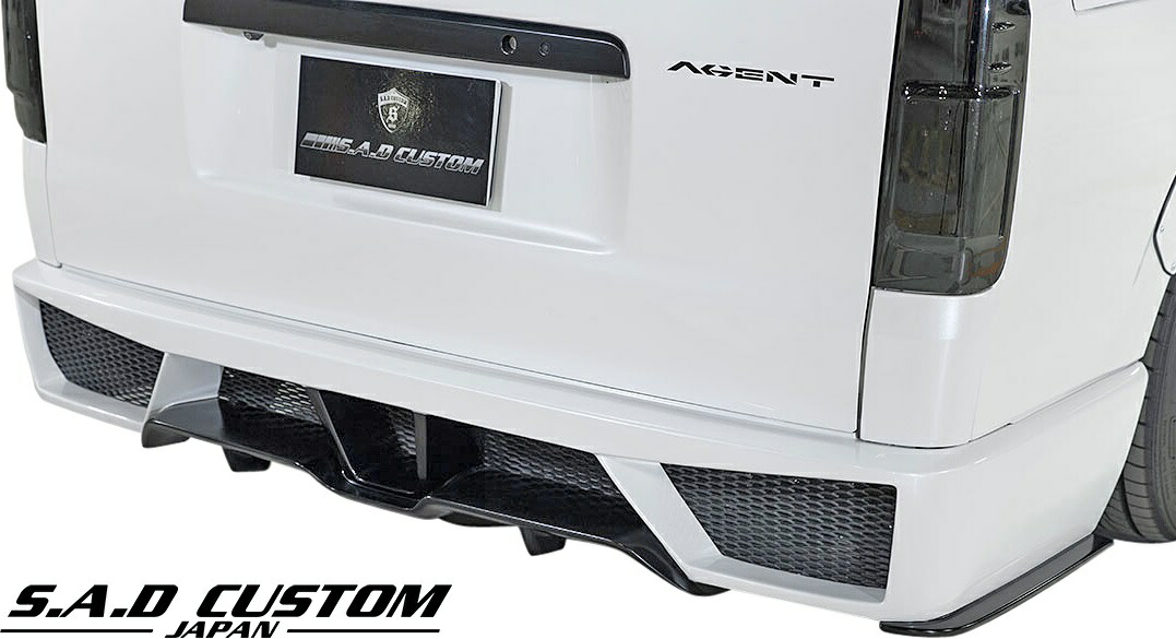 楽天市場】ハイエース 200系 4型 リアバンパー 未塗装 SADカスタム