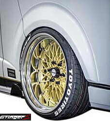 【M's】 トヨタ 200系 4型 ハイエース (ナローボディ) S.A.D CUSTOM JAPAN STINGER-J ワイドフェンダー 未塗装 ウレタン エアロ用 パーツ カスタム HIACE 200ハイエース ハイエース200 標準型 ナロー ノーマル SAD カスタムジャパン スティンガーJ オーバーフェンダー ワイド｜エムズパーツshop　店