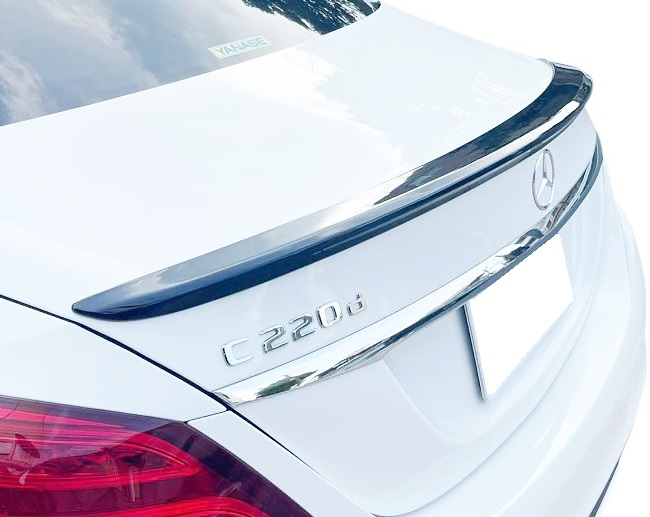 【M&rsquo;s】 W205 ベンツ AMG Cクラス セダン (2014y-2021y) トランクスポイラー ブラック 塗装済 エアロ パーツ 部品 カスタム ドレスアップ 改造 外装 エクステリア メルセデス C180 C200 C220d C250 C300 C350e C43 C63 リアスポイラー リアウイング トランクウイング 4936｜エムズパーツshop　店
