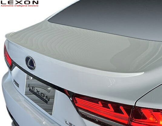 【M’s】 レクサス 50系 LS F-SPORT 後期 (2020/11-) LEXON EXCLUSIVE リアトランクスポイラー レクソン FRP エアロ パーツ カスタム 改造 外装 社外 部品 新型 現行 LEXUS 50LS LS500 LS500h LS50 LS Fスポーツ F SPORT リアスポイラー リアウイング トランクスポイラー