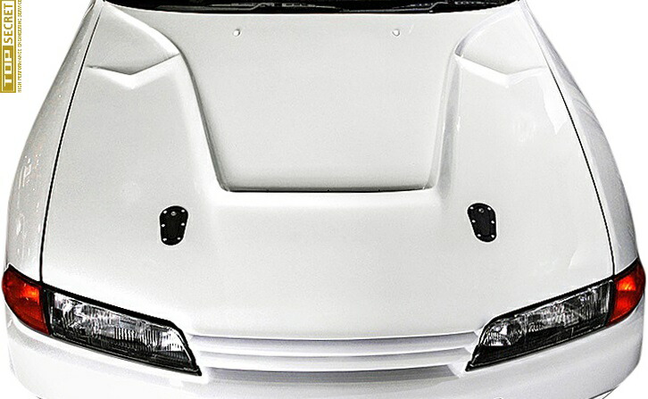 【M's】 R32 スカイライン GT-R BNR32 (1989.5-1994.10) TOP SECRET G-FORCE エアロボンネット FRP トップシークレット エアロ パーツ 社外 外装 改造 部品 正規 本物 改造 カスタム ドレスアップ ニッサン 日産 NISSAN SKYLINE 32 GTR G-TR クーリングボンネット
