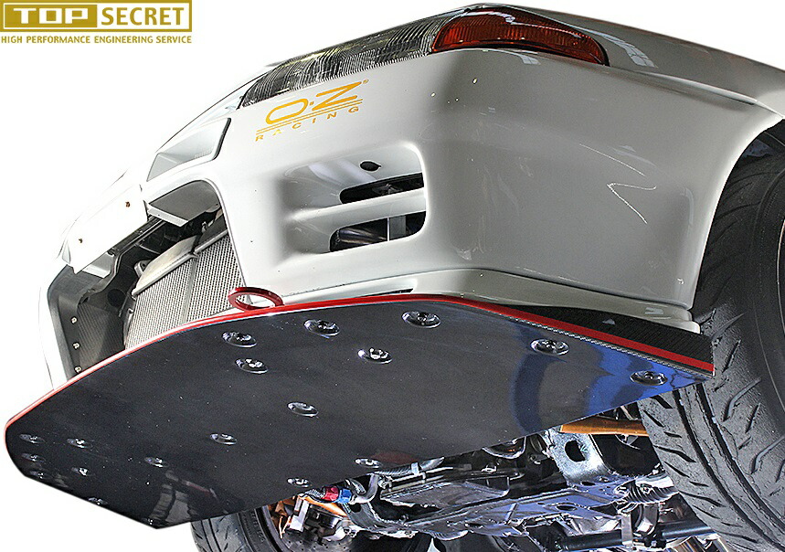 【M's】 R32 スカイライン GT-R BNR32 (1989.5-1994.10) TOP SECRET フロントディフューザー CFRP カーボン トップシークレット エアロ パーツ 社外 外装 改造 部品 正規 カスタム ニッサン 日産 NISSAN SKYLINE 32 GTR G-TR フロントアンダースカート ディフューザー