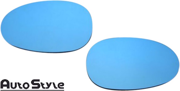 【M's】マツダ NC ロードスター ROADSTER (2005y-2015y) AutoStyle ブルーレンズ ワイドビュー ドアミラーレンズ 左右 ／／ Auto Style オートスタイル パーツ 部品 社外 外装 カスタム ドレスアップ 青 ミラー ガラス レンズ セット Mazda 005519 5519