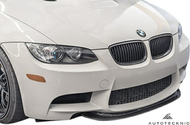 【M's】E90 E92 E93 BMW M3 (2007y-2014y) AUTO TECKNIC Vacuumed カーボン CRTルック フロントリップ ／／ オートテクニック 社外品 エアロ パーツ 部品 外装 改造 カスタム ドレスアップ 3シリーズ エムスリー フロント センター リップ スポイラー ATK-BM-0014 381998
