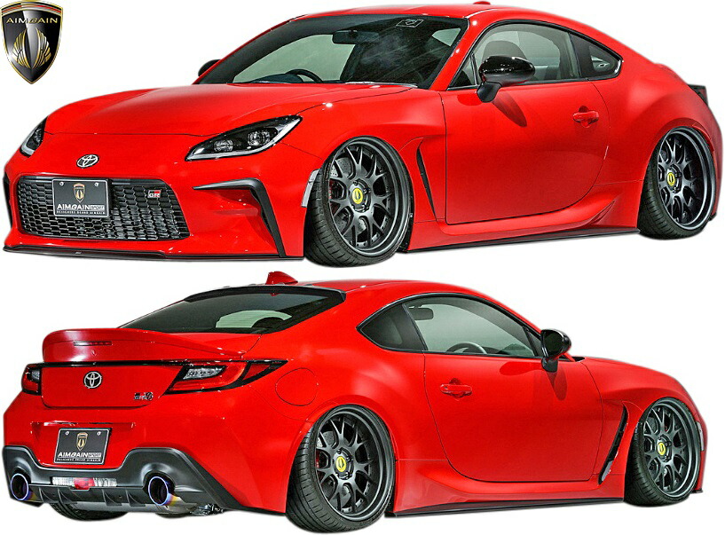 【M's】 トヨタ GR86 ZN8 ハチロク 前期 (2021.10-) AIMGAIN SPORT フルキット 5点 FRP 未塗装 エイムゲイン エアロ パーツ セット フルエアロ エアロキット カスタム ドレスアップ エイムガイン 改造 部品 社外品 正規 新型 現行型 SET KIT 5P 126,060円