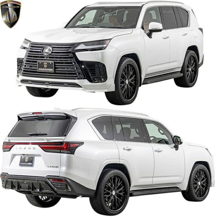 【M’s】 レクサス LX600 EXECTIVE OFFROAD VJA310 前期 (2022.1-) AIMGAIN SPORT フルエアロ 2点 セット FRP 未塗装 エイムゲイン エアロ パーツ フルキット エアロキット カスタム 外装 部品 改造 社外 正規 新型 現行型 エイムガイン LEXUS エグゼクティブ オフロード|エムズパーツshop 店