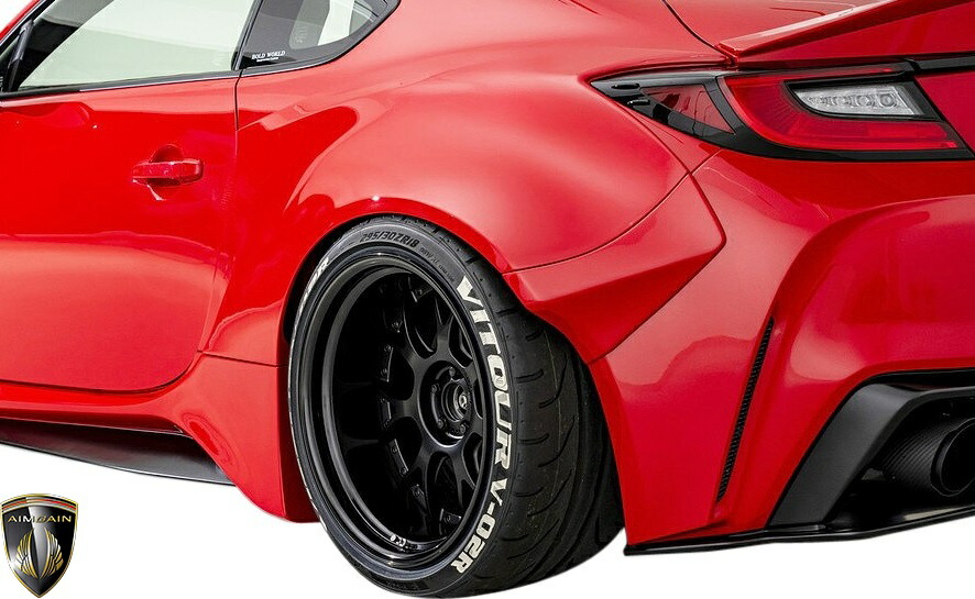 【M’s】TOYOTA GR86 ZN8 RC SZ RZ (2021y-) AIMGAIN GT-S リアワイドフェンダー + バンパーエクステンション (70mmワイド) エイムゲイン GTS エアロ パーツ カスタム 改造 外装 社外 部品 新型 現行 ジーアールハチロク オーバーフェンダー オバフェン|エムズパーツshop 店
