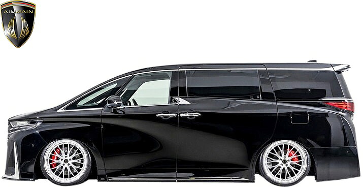 【M's】 トヨタ 40アルファード Exective Lounge/Z 2.5HYBRID 2.5NA (2023.6-) AIMGAIN 純VIP サイドスポイラー 左右 エイムゲイン エアロ パーツ 部品 外装 改造 新型 現行型 社外品 TOYOTA 40 ALPHARD 40系 アルファード AAHH40W AGH40W サイドステップ サイドスカート｜エムズパーツshop　店