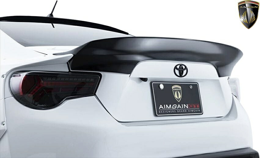【M's】 スバル BRZ ZC6 前期 後期 (2012y-2020y) AIMGAIN GT4 トランクスポイラー type-GT FRP 未塗装 エイムゲイン エアロ パーツ 部品 外装 改造 社外品 カスタム エイムガイン WIDE FENDER VERSION SUBARU ダックテール ダックウイング リアスポイラー