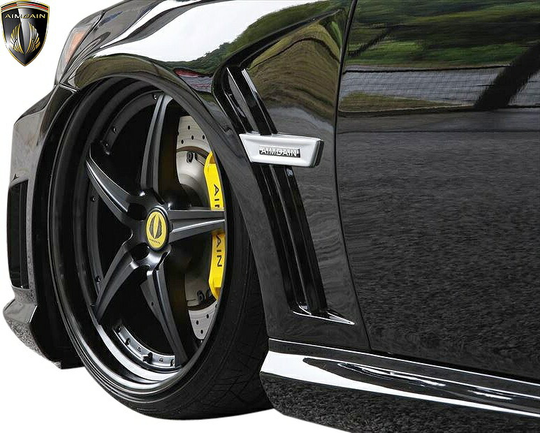 【M's】 レクサス 20系 IS-C コンバーチブル IS250C IS350C (2009.5-2014.5) AIMGAIN 純VIP SPORT フロントフェンダーダクト 左右 FRP エイムゲイン エアロ パーツ 部品 外装 改造 社外品 カスタム ドレスアップ エイムガイン LEXUS 20IS IS C カブリオレ GSE20 GSE21|エムズパーツshop 店