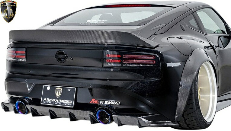 【M's】 日産 RZ34 フェアレディZ (2022y-) AIMGAIN SPORT ワイドフェンダーver. リアディフューザー カーボン CARBON エイムゲイン エアロ パーツ 部品 外装 社外 改造 カスタム ドレスアップ 新型 現行 NISSAN 後期 Fairlady Z フェアレディーZ リヤ ディフューザー