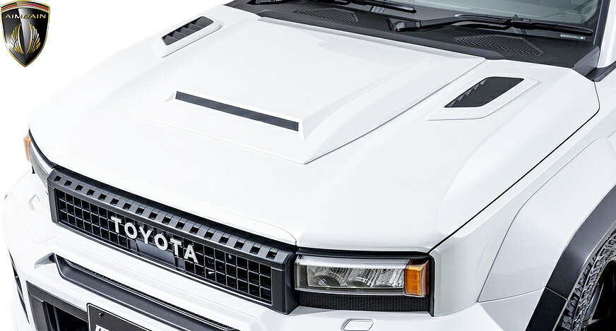【M's】 250系 ランドクルーザー ランクル 前期 (2024.4-) AIMGAIN MUDRON GT-X ボンネットダクトカバー FRP エイムゲイン マッドロン GTX エアロ パーツ 部品 外装 改造 新型 現行型 現行モデル 社外品 カスタム トヨタ 250ランドクルーザー 250ランクル LAND CRUISER 250｜エムズパーツshop　店
