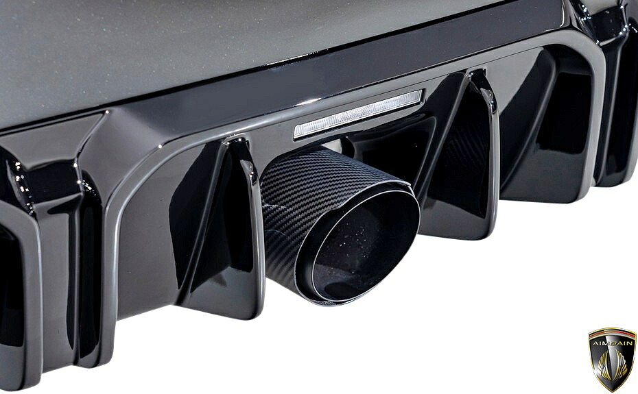 【M's】 F66 BMW ミニ ジョンクーパーワークス JCW 3ドア (2024.10-) AIMGAIN SPORT カーボンマフラーカッター テールエンド100Φ (車検対応品) エイムゲイン スポーツ 社外 パーツ 部品 外装 新型 現行 カスタム ジョン・クーパー・ワークス MINI マフラーエンド AGF6607