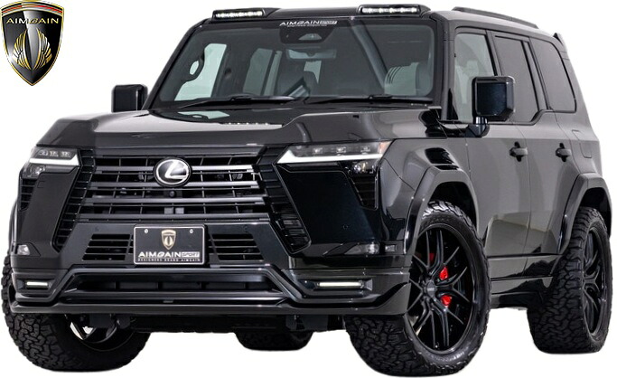 【M's】 レクサス GX550 versionL VJA252W (2025.4-) AIMGAIN SPORT フロントスポイラー + アンダースポイラー エイムゲイン スポーツ 社外 エアロ パーツ 部品 外装 改造 新型 現行 カスタム ドレスアップ エクステリア LEXUS GX ジーエックス バージョンL SPGX01 FOG17B|エムズパーツshop 店