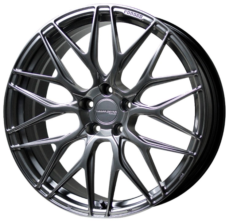 【M's】 トラフィックスターフォージド TSF-01 4本セット ハイパーシルバー 20x8.5J 5H PCD 114.3 +43 アルミホイール HOT STUFF 鍛造 20インチ 5穴 P.C.D 114.3mm インセット43 ハブ高 27.8mm グレーシルバー ガンメタ TRAFFICSTAR FORGED ホットスタッフ