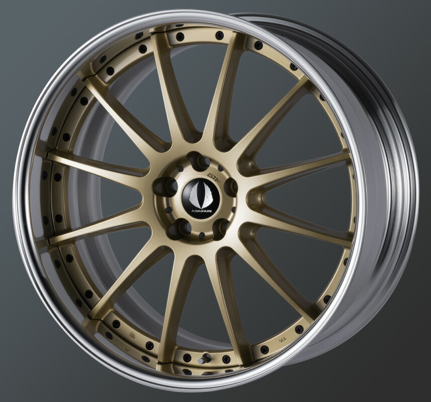 prime ホイール 楽天市場】【M's】 AIMGAIN GTF ホイール 4本セット ゴールド 21