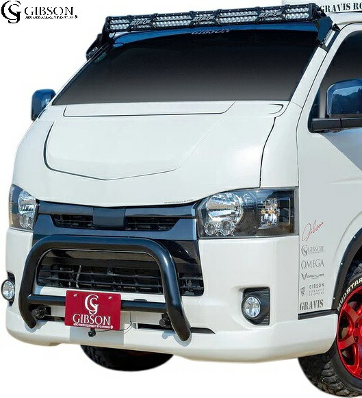 【M&rsquo;s】 トヨタ 200ハイエース 4型 5型 6型 7型 (2013.11-) GIBSON バンパーガード (ブラック) エアロ パーツ カスタム エクステリア 外装 部品 改造 社外 正規 本物 HIACE 200系 ギブソン ハイエース 標準型 ノーマル ナロー ワイドミドル ワイドスーパーロングボディ｜エムズパーツshop　店
