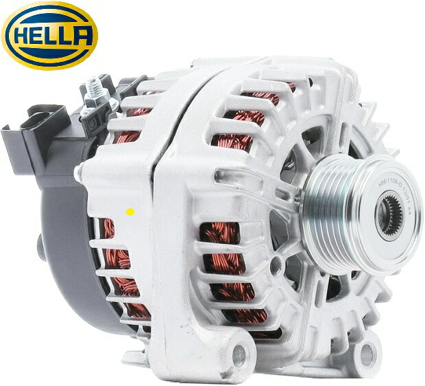 【M's】 F25 BMW X3 sDrive18d xDrive20d (2010.9-2017.8) HELLA オルタネーター ダイナモ 14V 230A OEM 社外 パーツ 部品 補修 修理 故障 用品 消耗品 社外品 電装品 エックススリー ディーゼル 1231-8579-420 12318579420 12318507625 12318509024 8EL011713051