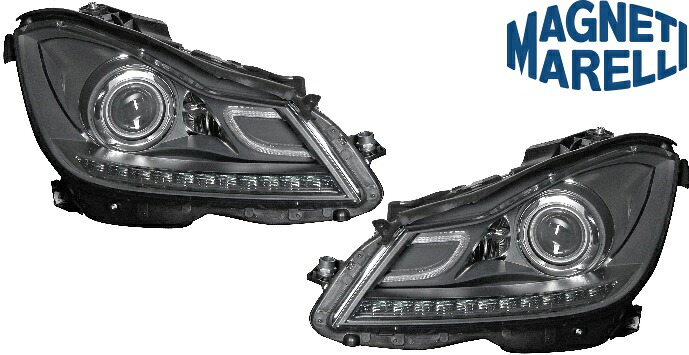 【M's】 W204 ベンツ AMG Cクラス 後期 (2011y-2014y) MAGNET MARELLI キセノンヘッドライト キセノンライト 左右 セット OEM パーツ 部品 マレリー S204 C204 C180 C200 C250 C350 C63 キセノン ライト ヘッドランプ 204-820-3739 204-820-3839 2048203739 2048203839 165,000円