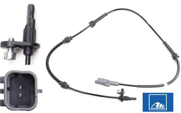 【M's】 シトロエン C4 ピカソ グランドピカソ スペースツアラー ATE スピードセンサー ABSセンサー ホイールスピードセンサー フロント 1個 OEM パーツ 電装品 補修 足回り センサー 9674852280 24.0711-5379.3 360422