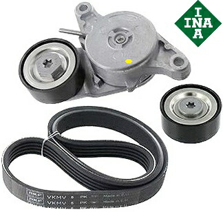 【M's】 R55 R56 R57 R58 R59 R60 R61 BMW ミニ INA タイミングベルトキット 3点 セット OEM パーツ 部品 エンジン 社外品 補修 イナ ベルトテンショナー ファンベルト プーリー タイベルキット MINI 11287823374 11287823380 11288573417 5PK1387 529018010 529.0180.10
