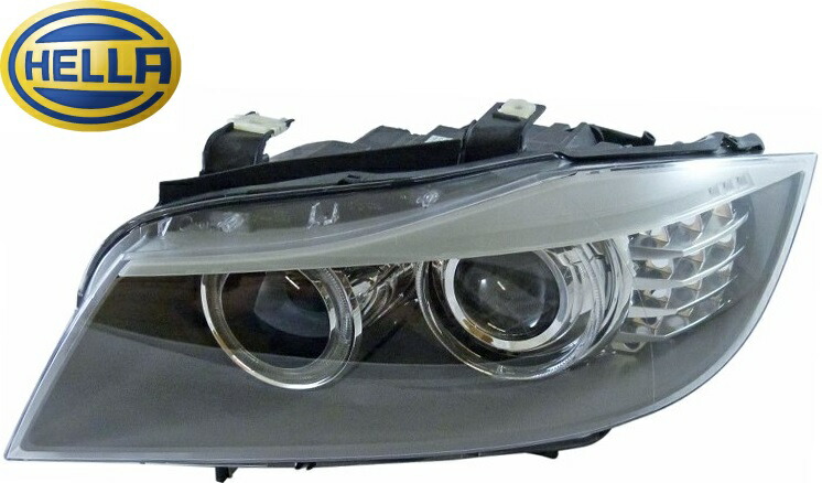 【M’s】 E90 E91 BMW 3シリーズ 後期 (2008-2012) HELLA バイキセノン ヘッドライト ヘッドランプ 左側 左 L 純正OEM ヘラ 純正同等品 社外品 パーツ 部品 キセノン ライト レンズ 片側 320i 323i 325i 330i 335i セダン ツーリング ワゴン 63117240249 6311-7240-249