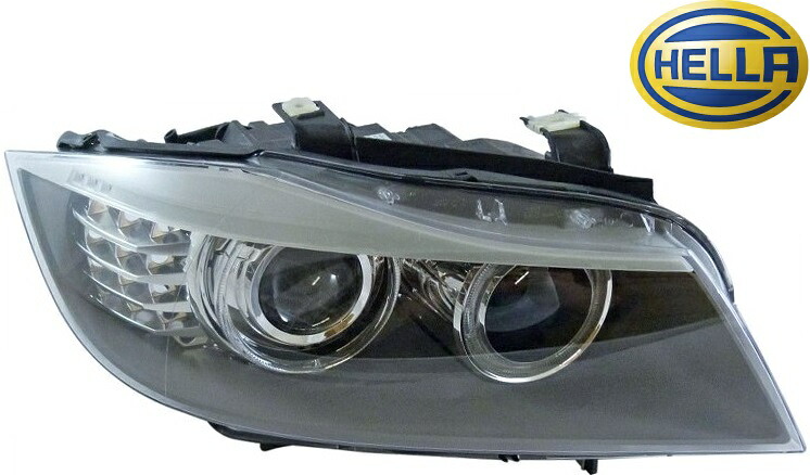 【M’s】 E90 E91 BMW 3シリーズ 後期 (2008-2012) HELLA バイキセノン ヘッドライト ヘッドランプ 右側 右 R 純正OEM ヘラ 純正同等品 社外品 パーツ 部品 キセノン ライト レンズ 片側 320i 323i 325i 330i 335i セダン ツーリング ワゴン 63117240250 6311-7240-250