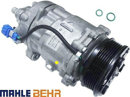 【M’s】 VW ポロ POLO 6N (1994y-2001y) MAHLE BEHR エアコンコンプレッサー ACコンプレッサー A/Cコンプレッサー OEM パーツ 部品 社外品 補修 故障 フォルクスワーゲン Volkswagen 6N0-820-803C 6N0-820-803B 6N0820803C 6N0820803B|エムズパーツshop 店